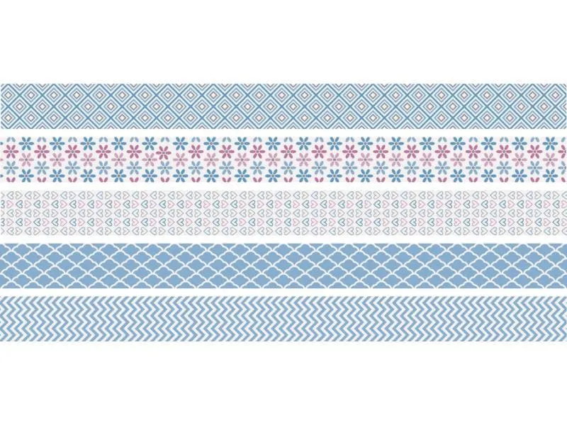 Heyda Washi Tape Pastell Mini Hellblau Heyda Washi Tape Pastell Mini Hellblau