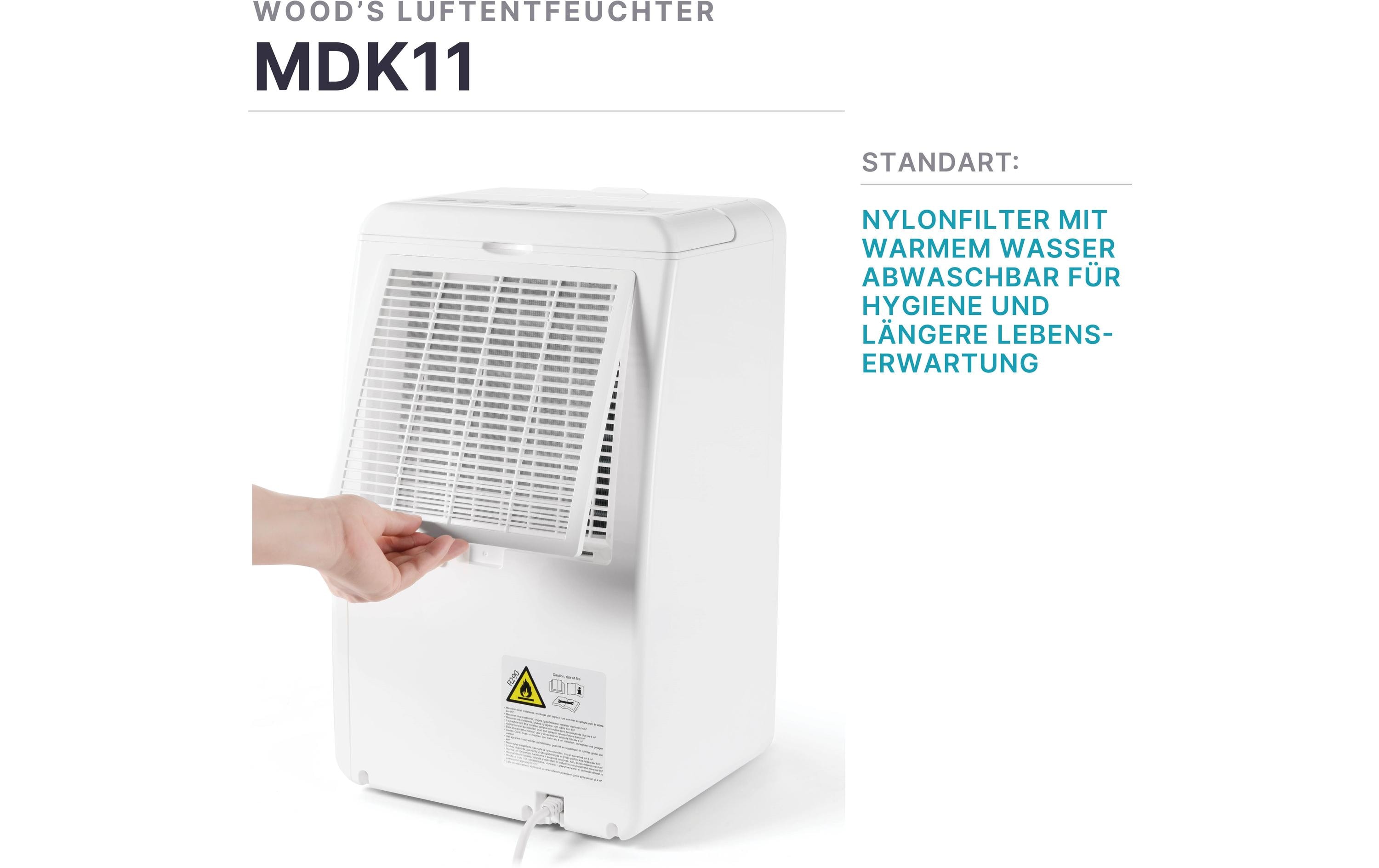 Wood's Entfeuchter MDK11 50 m² Wood's Entfeuchter MDK11 50 m²