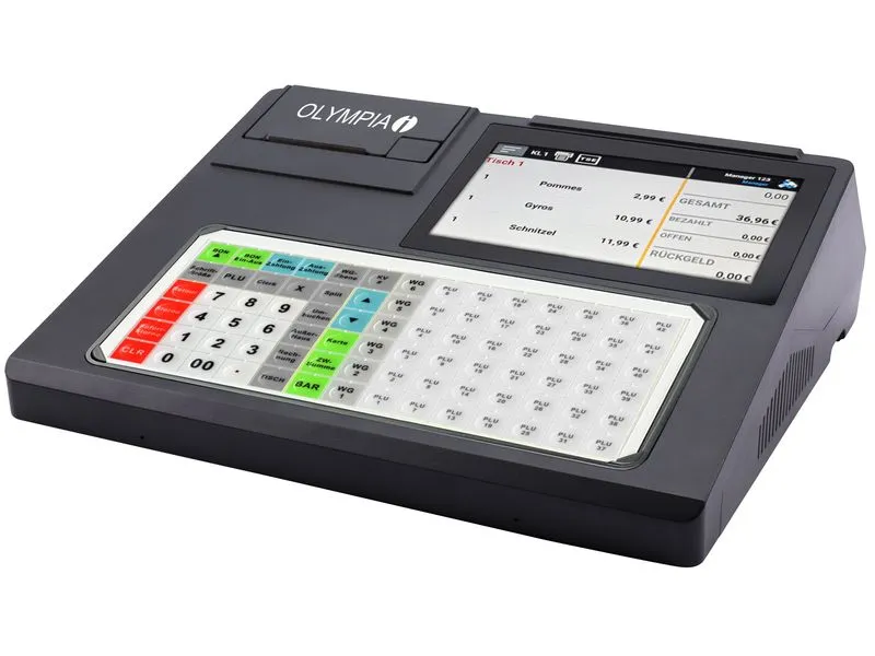 Olympia Registrierkasse K200 Plus, Schwarz