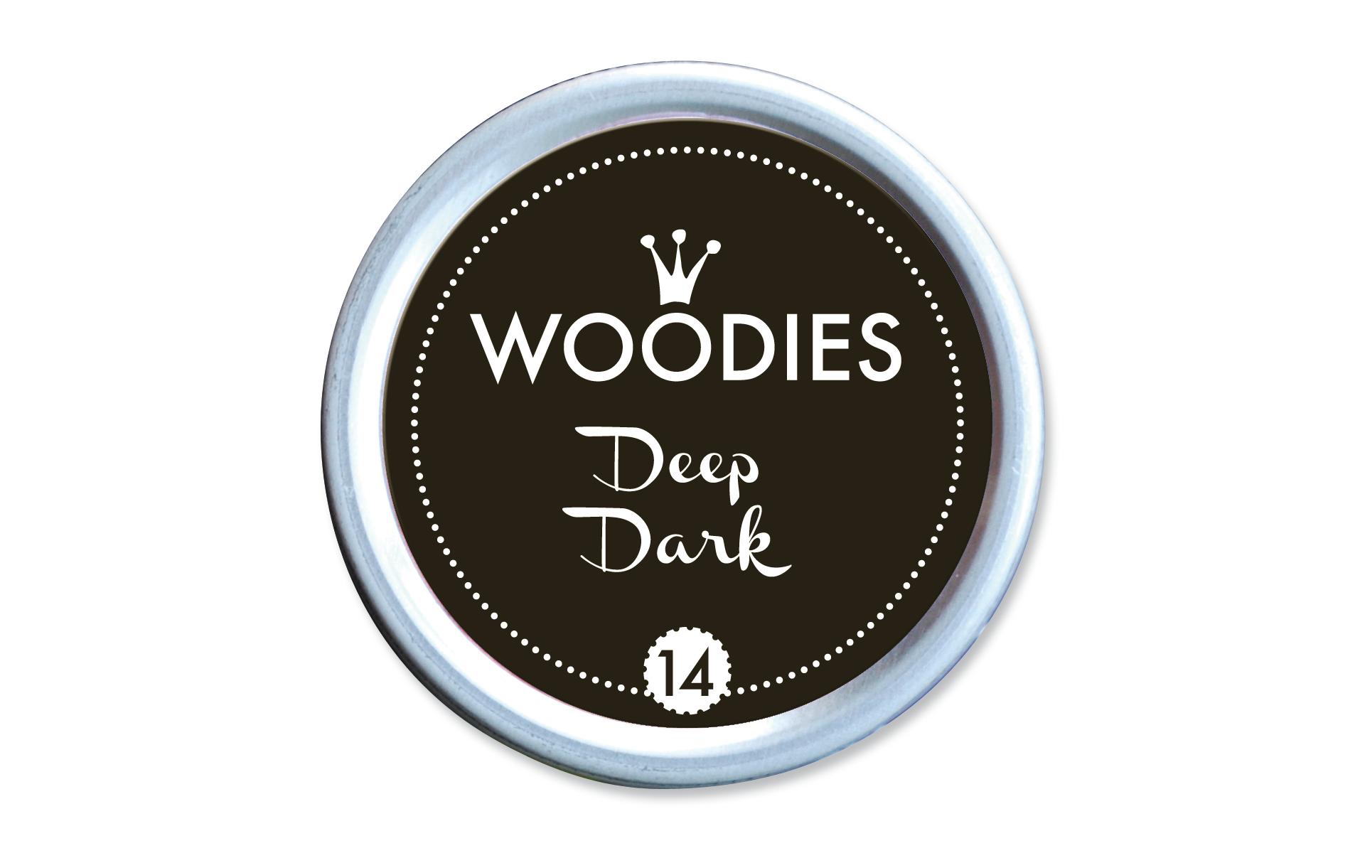 Woodies Stempelkissen Woodies Deep Dark Schwarz