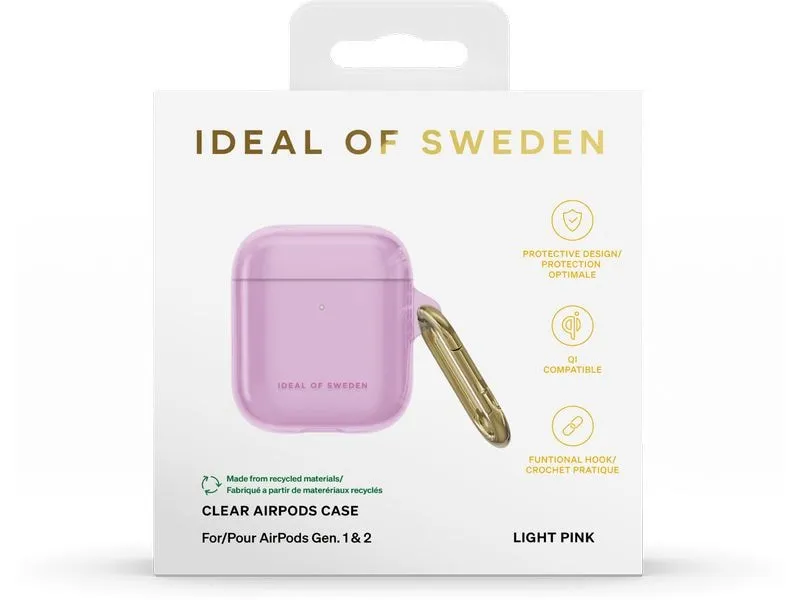 Ideal of Sweden Transportcase AirPods Gen. 1 st/2nd Gen. Pink Clear