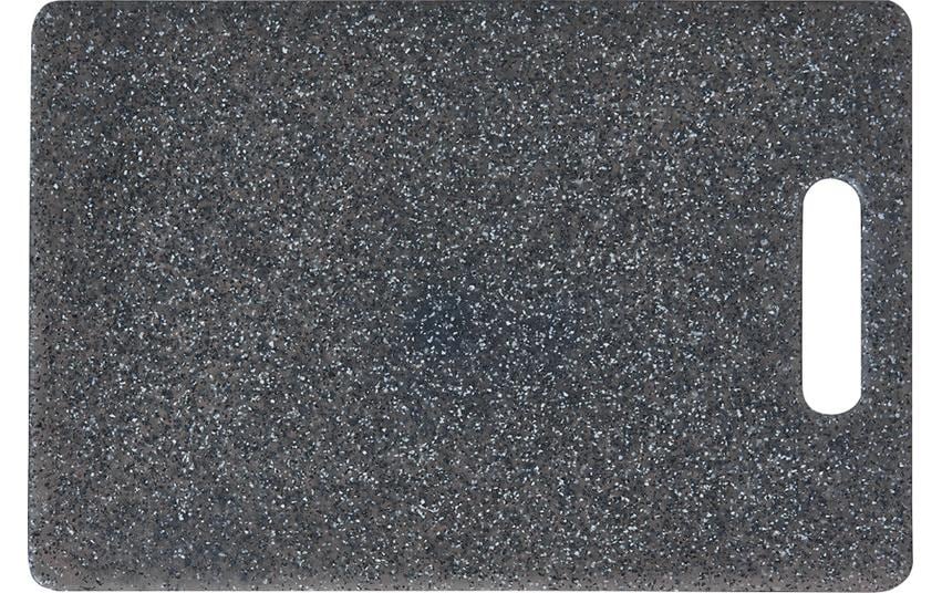 Zeller Present Schneidebrett Granitoptik 30 x 20 x 0.8 cm, Anthrazit