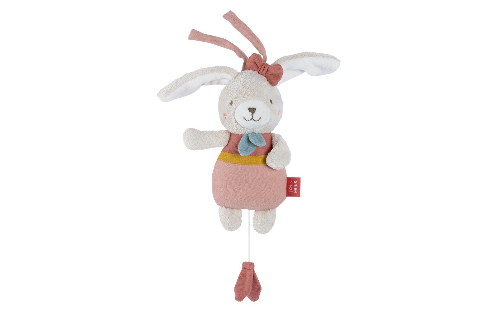 fehn Spieluhr Mini Natur Hase