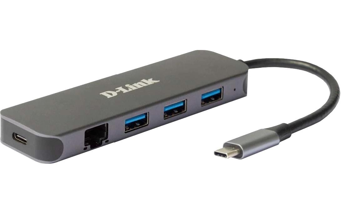 D-Link Netzwerk-Adapter DUB-2334 USB-C Hub USB Typ-A/USB Typ-C D-Link Netzwerk-Adapter DUB-2334 USB-C Hub USB Typ-A/USB Typ-C