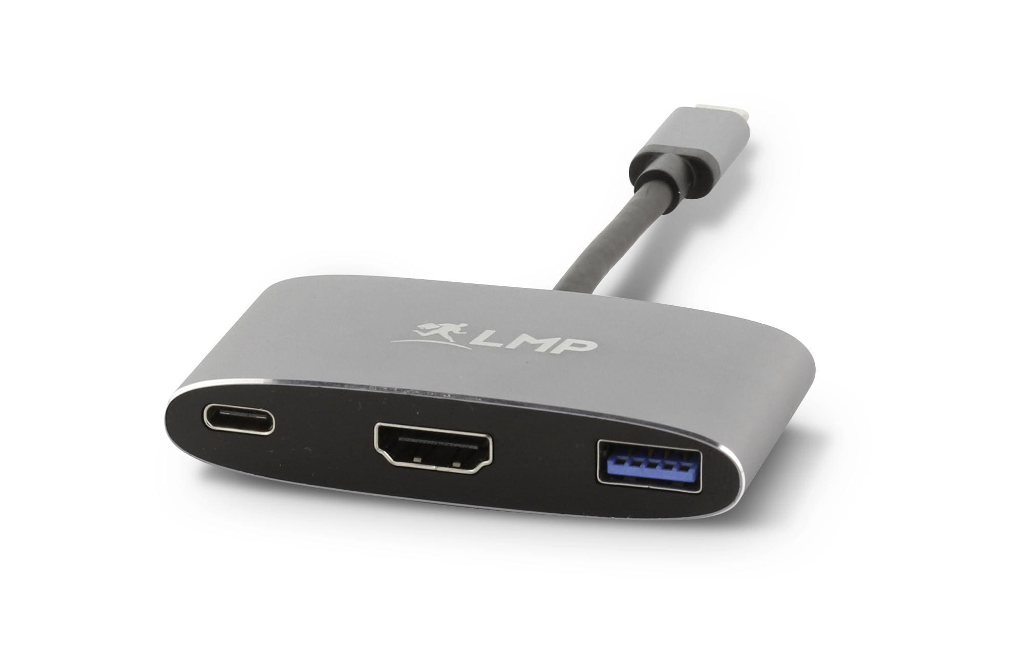 LMP Multiadapter USB-C - HDMI USB 3.0 Spacegrau