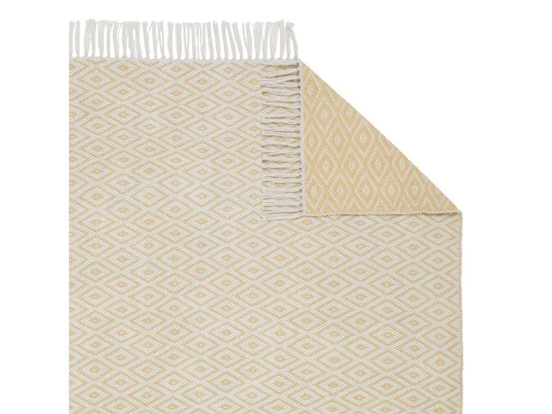 Urbanara Teppich Barota 90 x 130 cm, Senfgelb