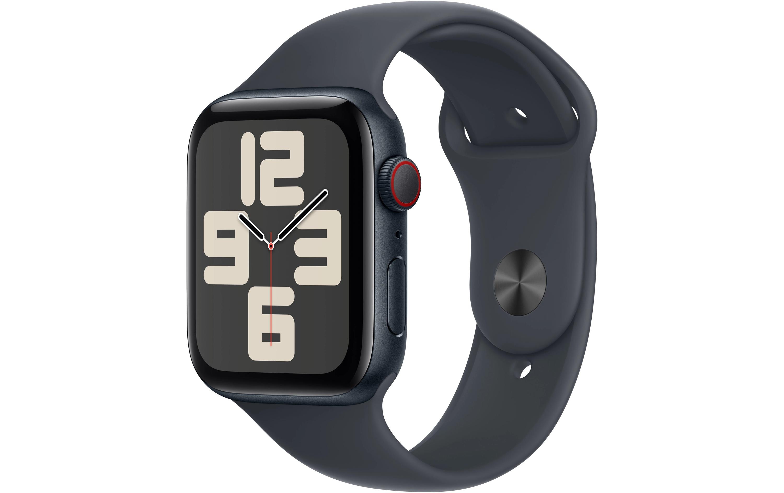 Apple Watch SE 2024 44 mm LTE Alu Sport Mitternacht M/L Apple Watch SE 2024 44 mm LTE Alu Sport Mitternacht M/L