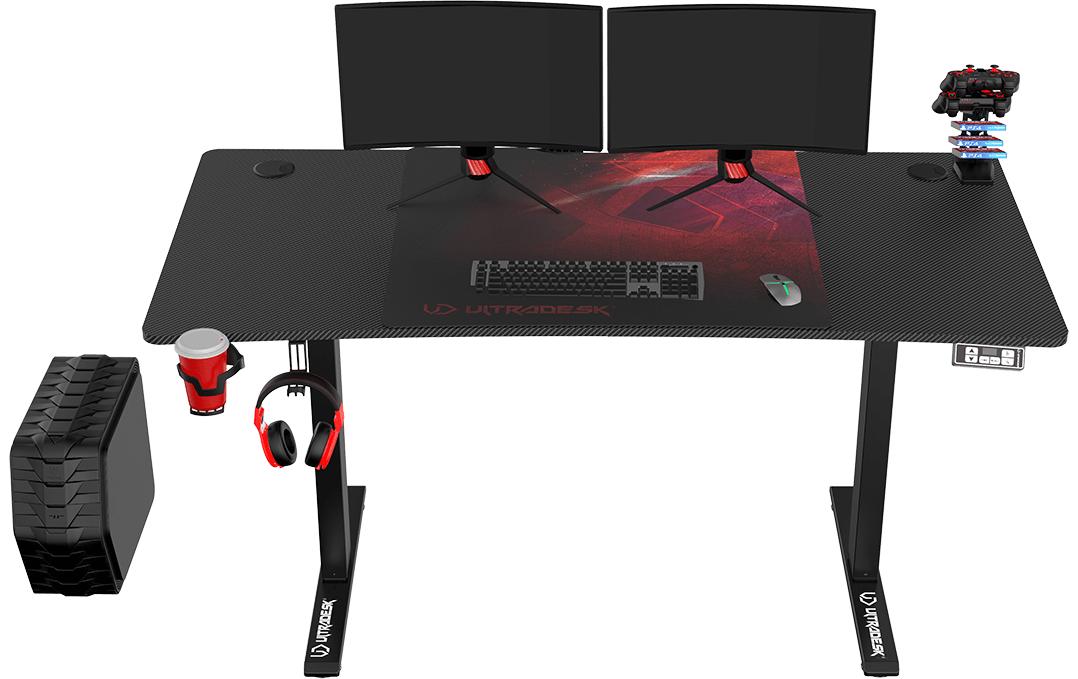 Ultradesk Gaming Tisch Level V2 Rot