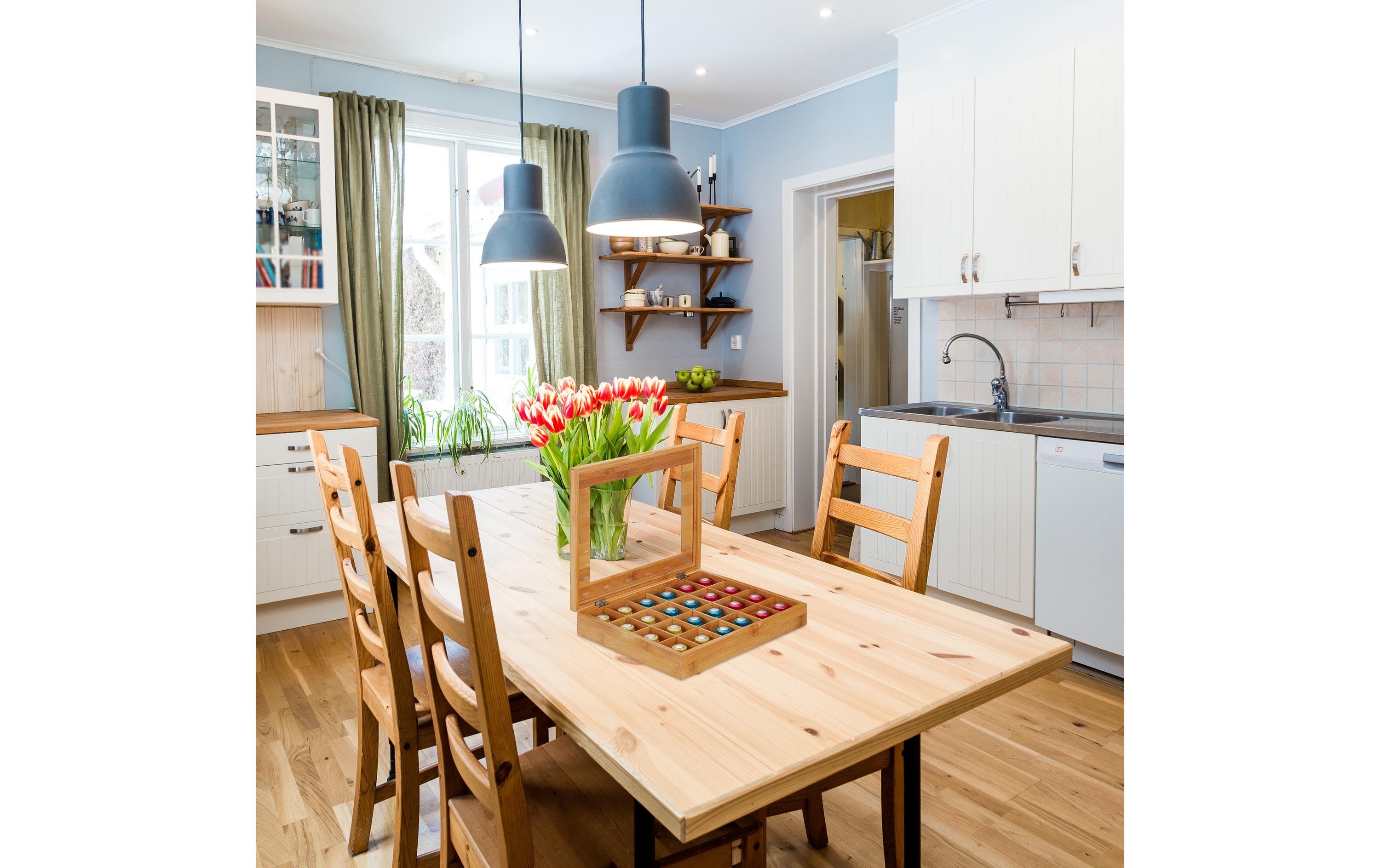 relaxdays Kapselspender für 24 Kapseln