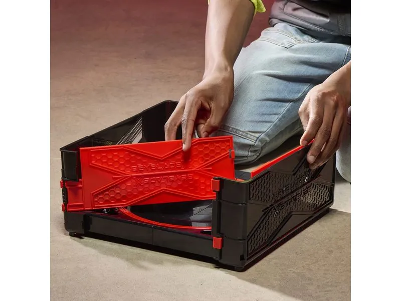 BEYBLADE BEY X Clash And Carry Stadium-Arena Mobile, faltbar