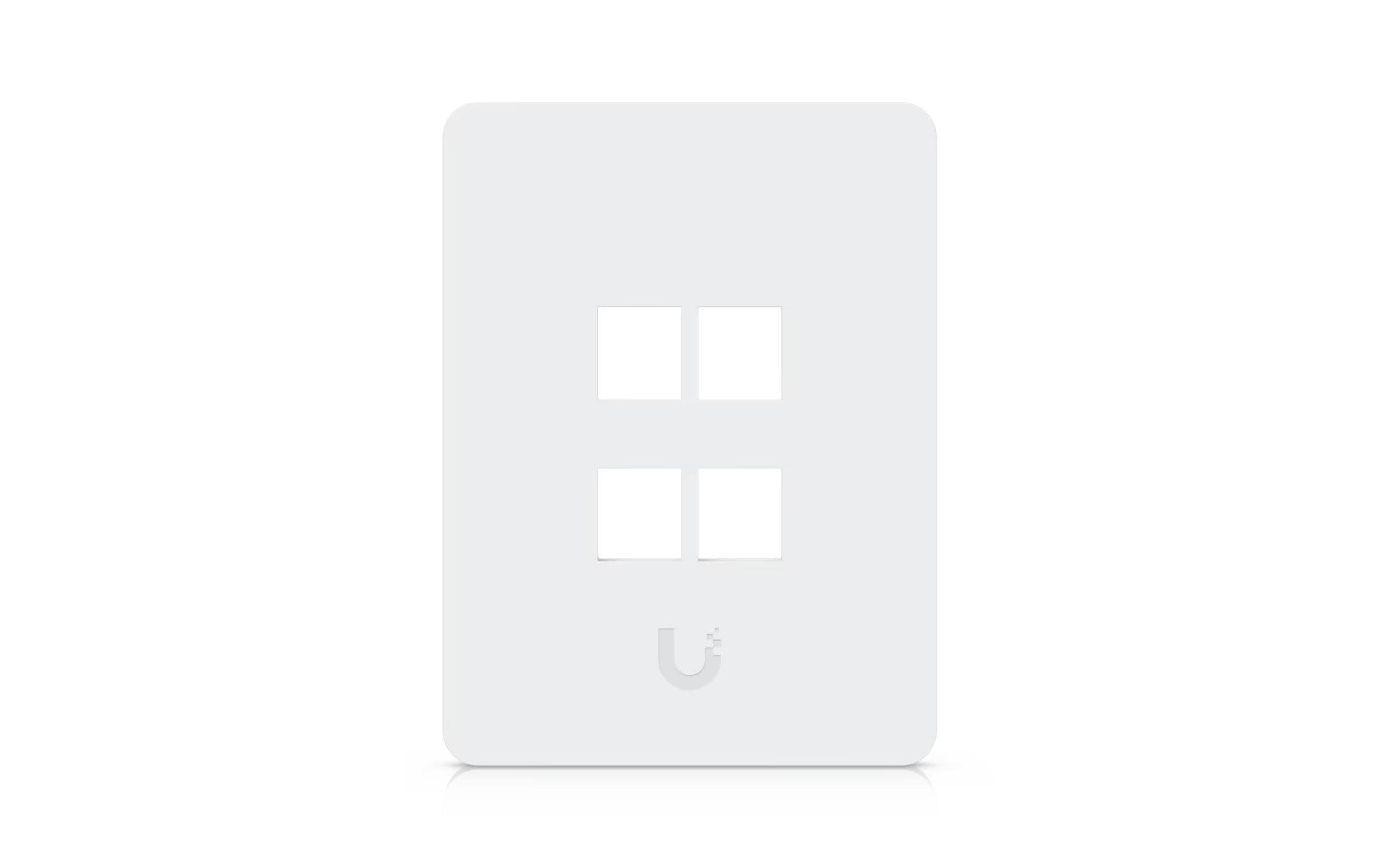 Ubiquiti Vertikal Paintable Keystone Wall Plate 4-Port, 4er-Pack