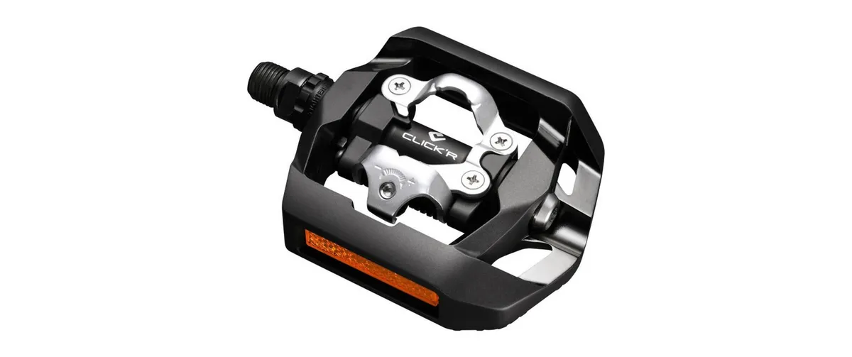 Shimano Fahrradpedale PD-T421 mit Cleat und Reflektor Box