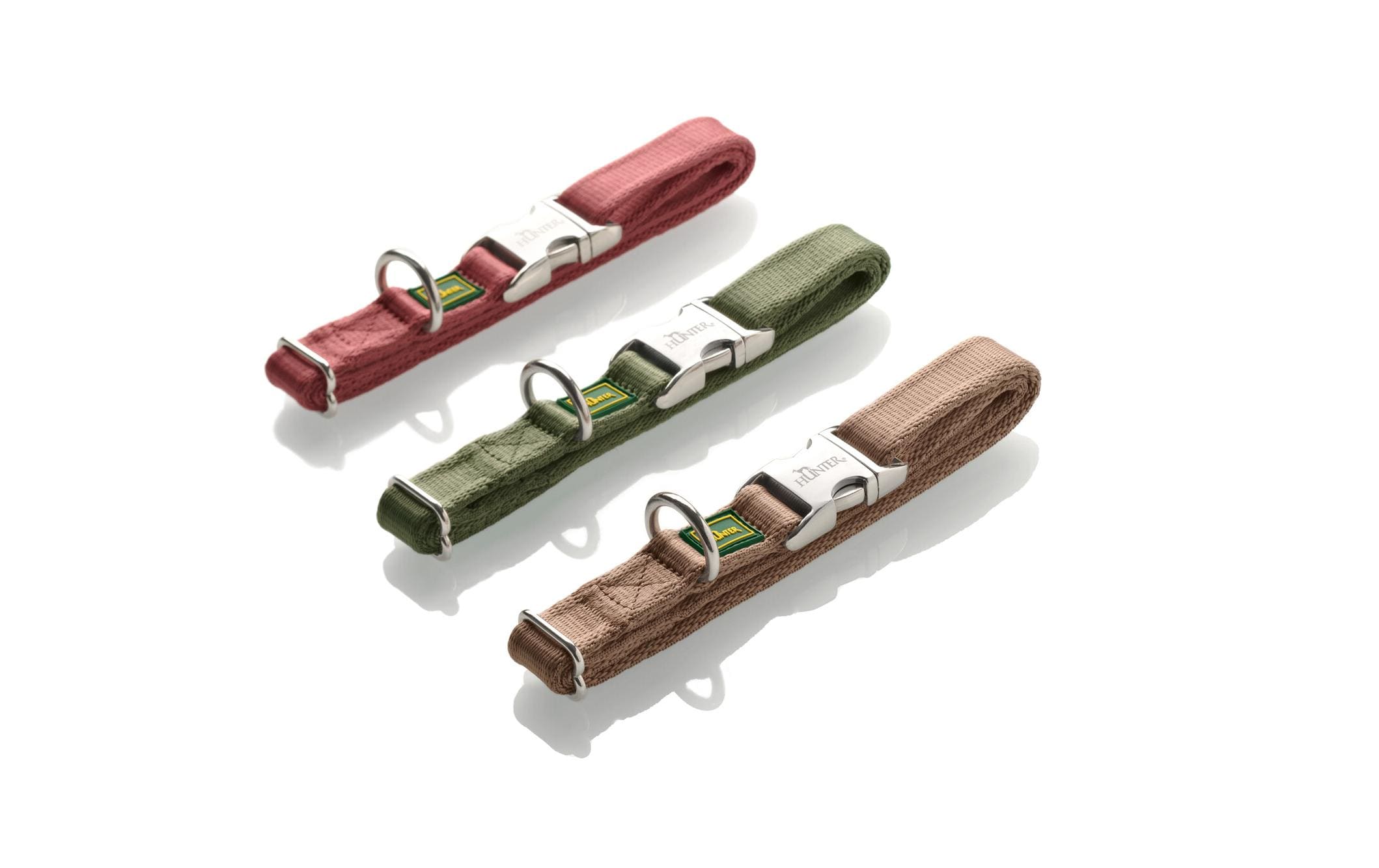 Hunter Halsband Inari Alu-Strong, M, Pastellrot