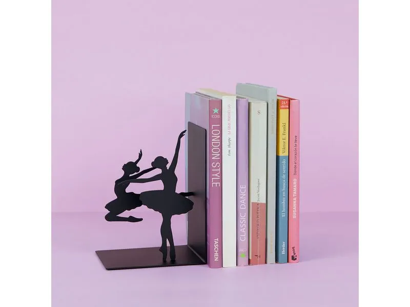 Trendform Buchstütze Buchstütze BALLERINA Metall Schwarz