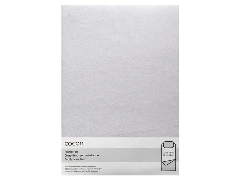 COCON Fixmolton 90 x 200 cm, Weiss COCON Fixmolton 90 x 200 cm, Weiss