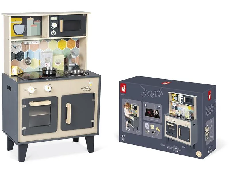 Janod Spielküche Mozaïc Big Cooker Holz Janod Spielküche Mozaïc Big Cooker Holz