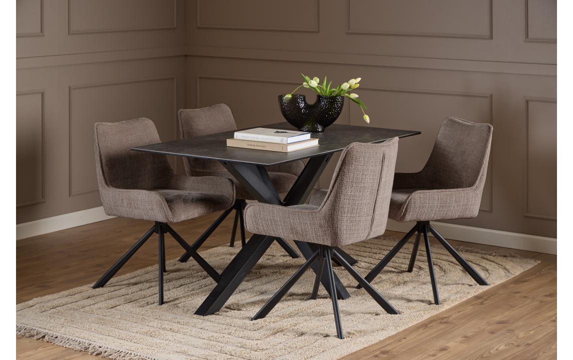 AC Design Stuhl Eddie 2 Stück, Braun