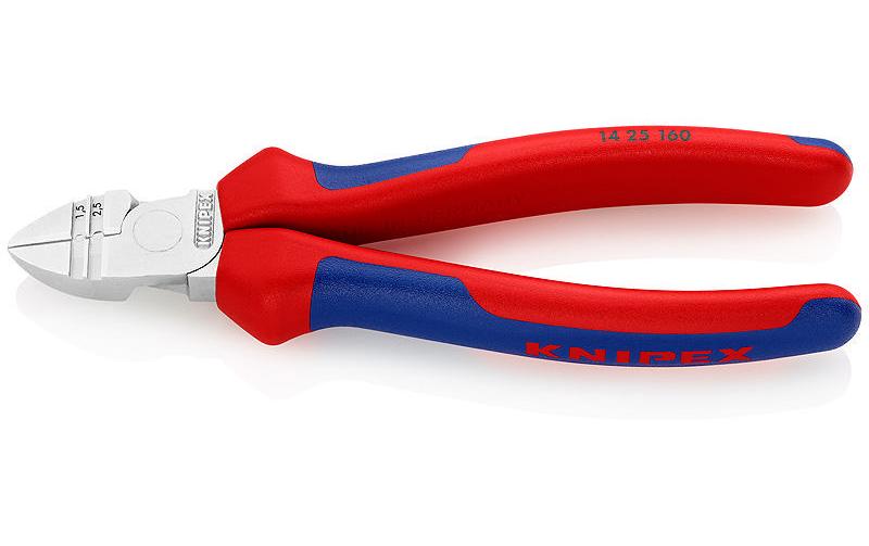 Knipex Abisolier-Seitenschneider verchromt
