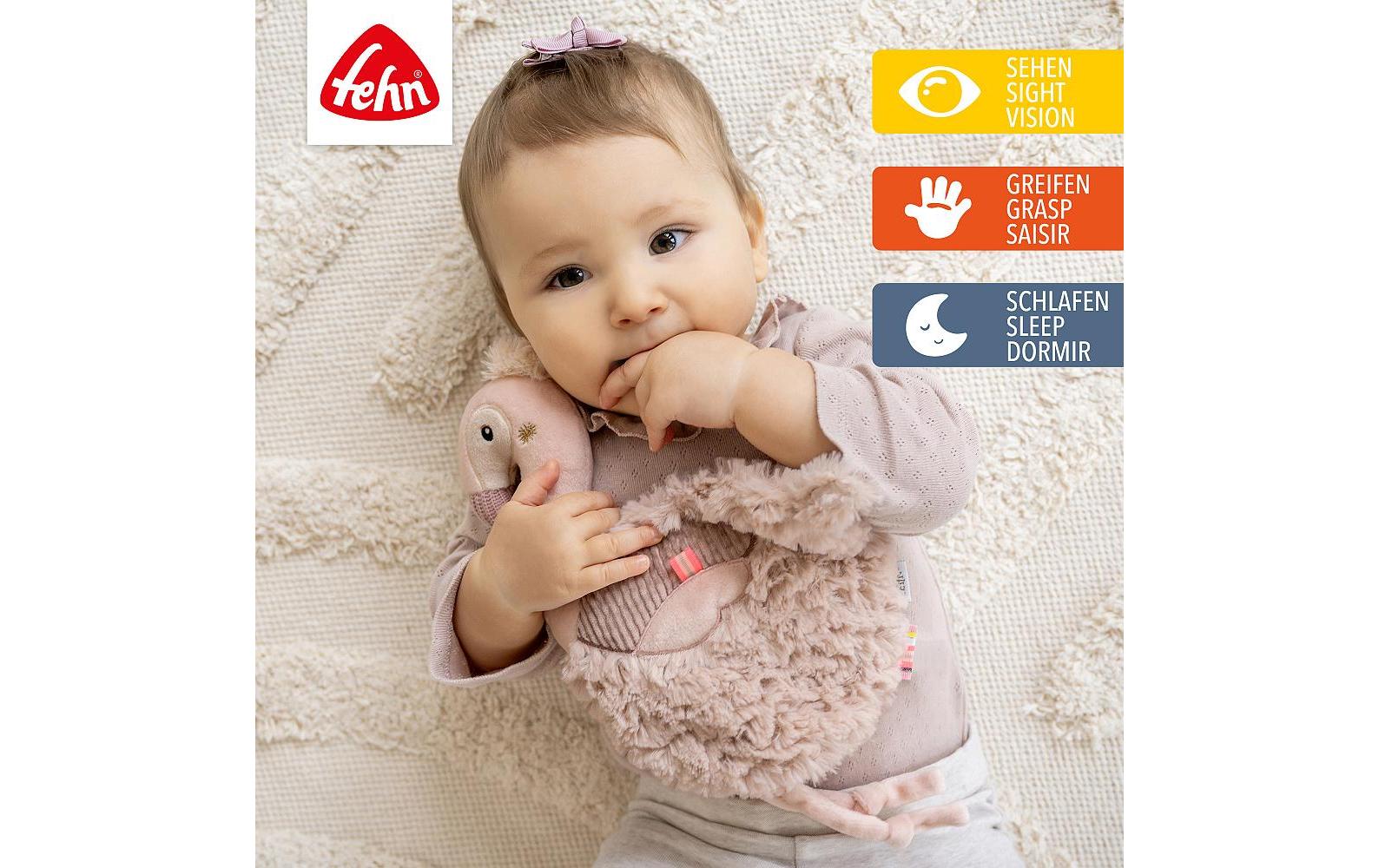 fehn Schmusetuch Flamingo