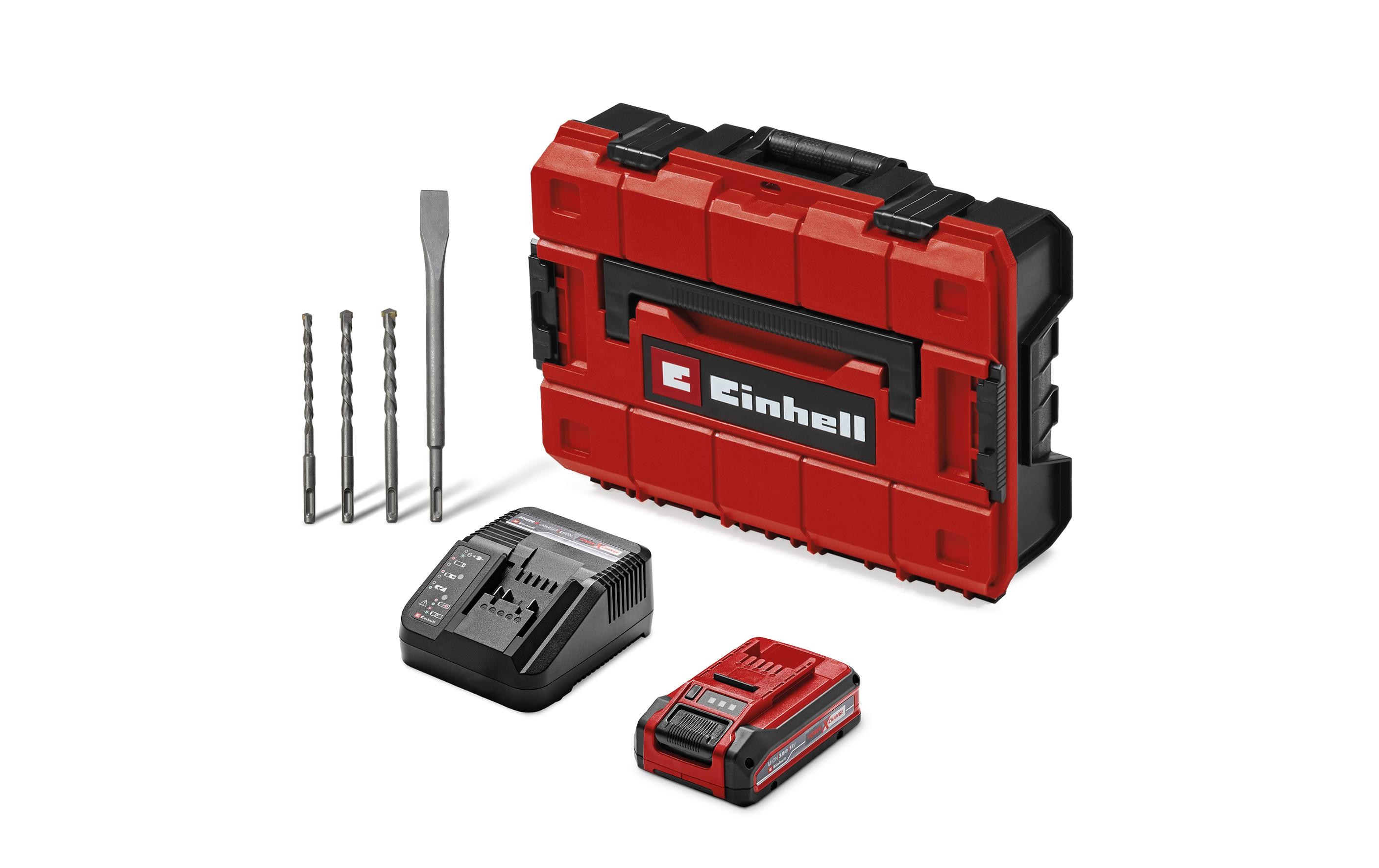 Einhell Akku-Bohrhammer TP-HD 18/28 Li BL+4 (1 x 3.0Ah+) Einhell Akku-Bohrhammer TP-HD 18/28 Li BL+4 (1 x 3.0Ah+)