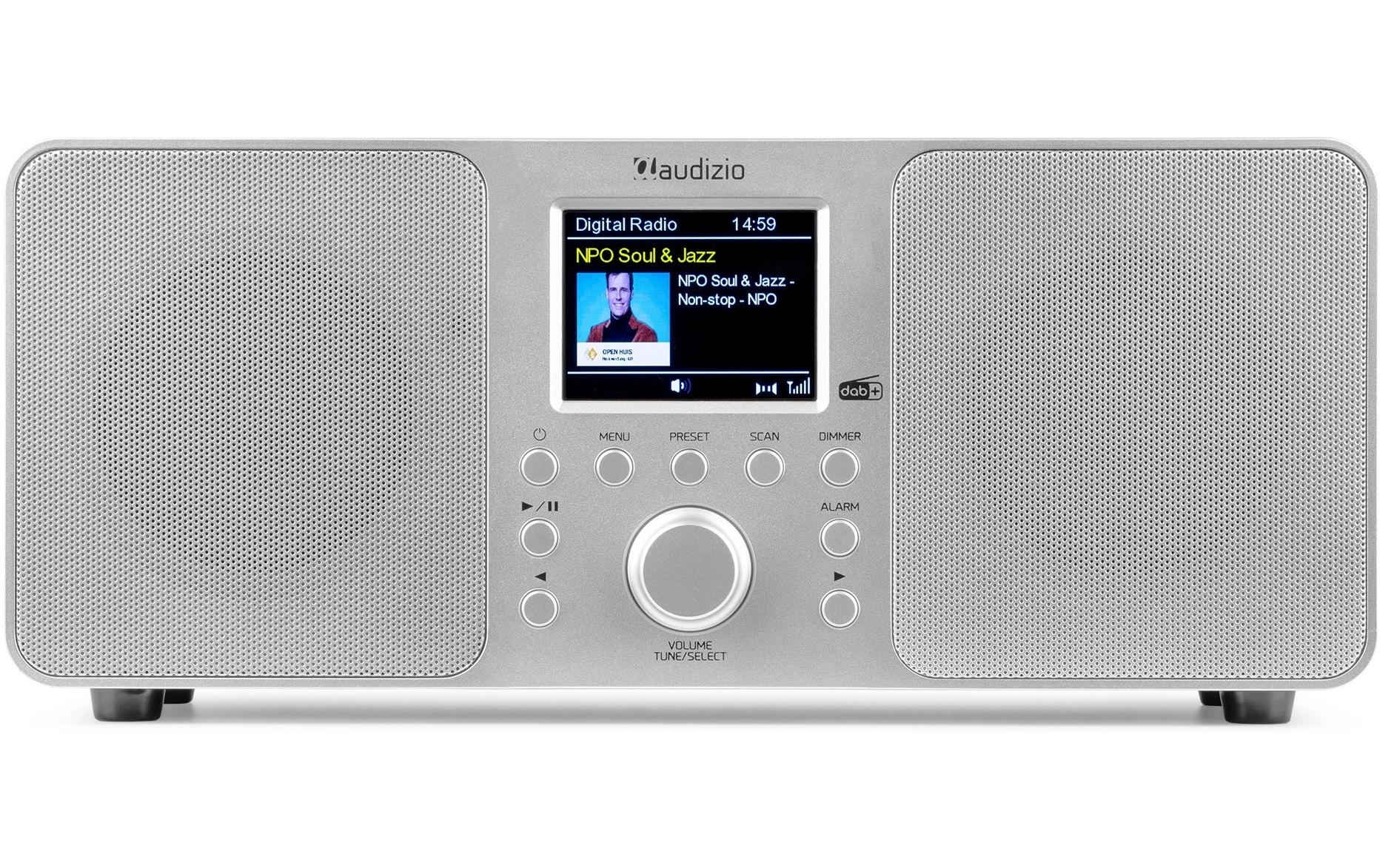 Audizio DAB+ Radio Genua Silber