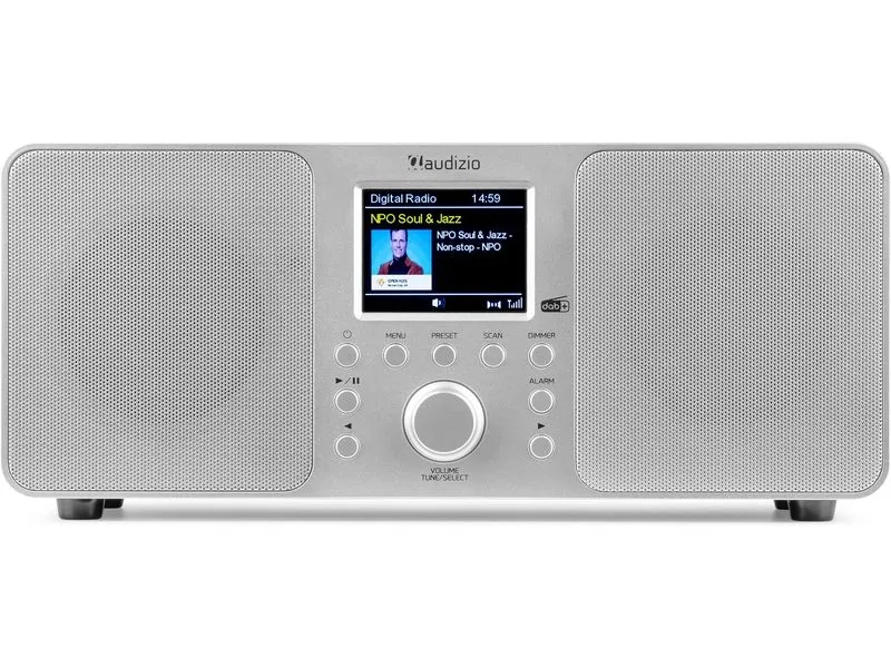 Audizio DAB+ Radio Genua Silber Audizio DAB+ Radio Genua Silber