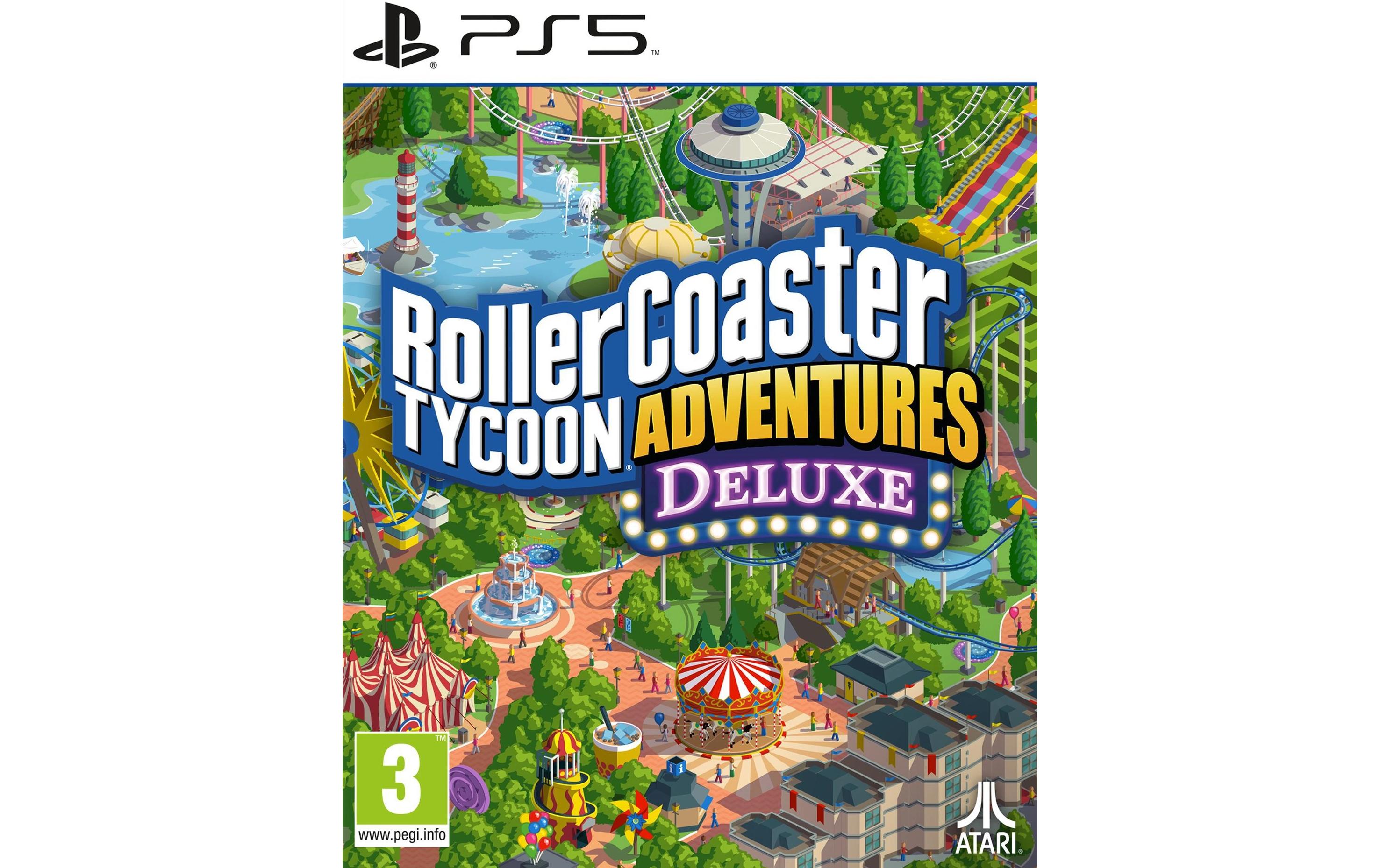 Atari Games RollerCoaster Tycoon Adventures Deluxe [PS5] (D) (Box)