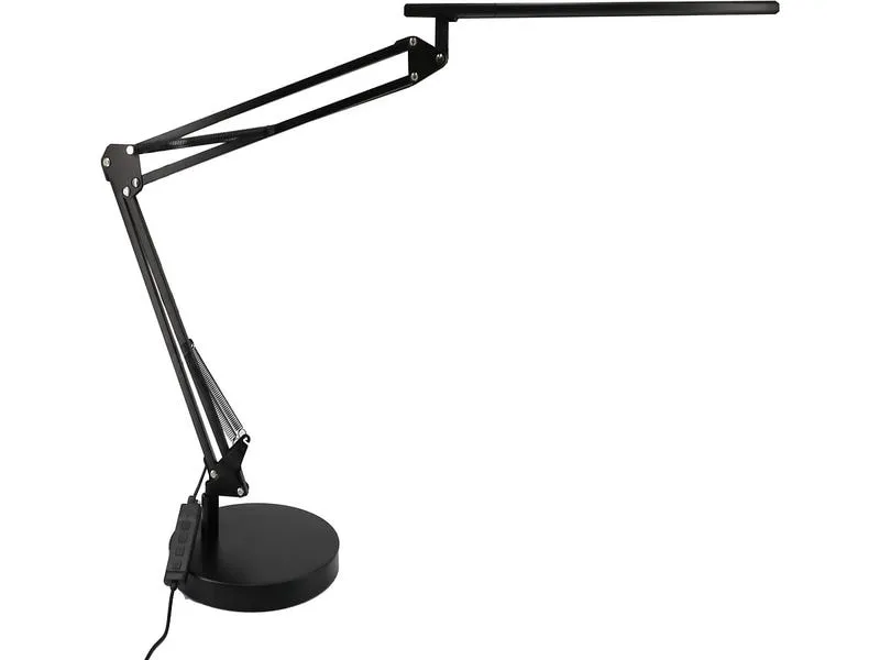 UNiLUX Schreibtischleuchte SwingoLed 2.0 1450 lm, Schwarz