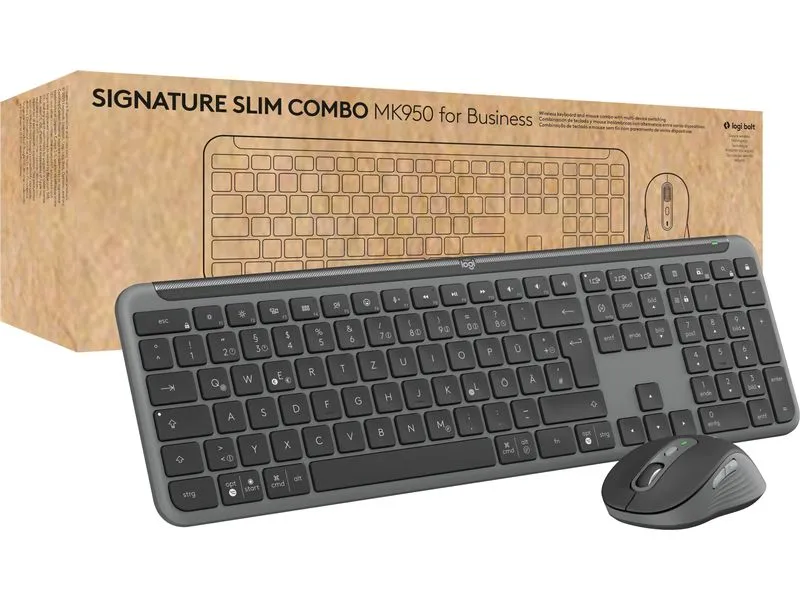 Logitech Tastatur-Maus-Set MK950 Signature Slim Combo for Business Logitech Tastatur-Maus-Set MK950 Signature Slim Combo for Business