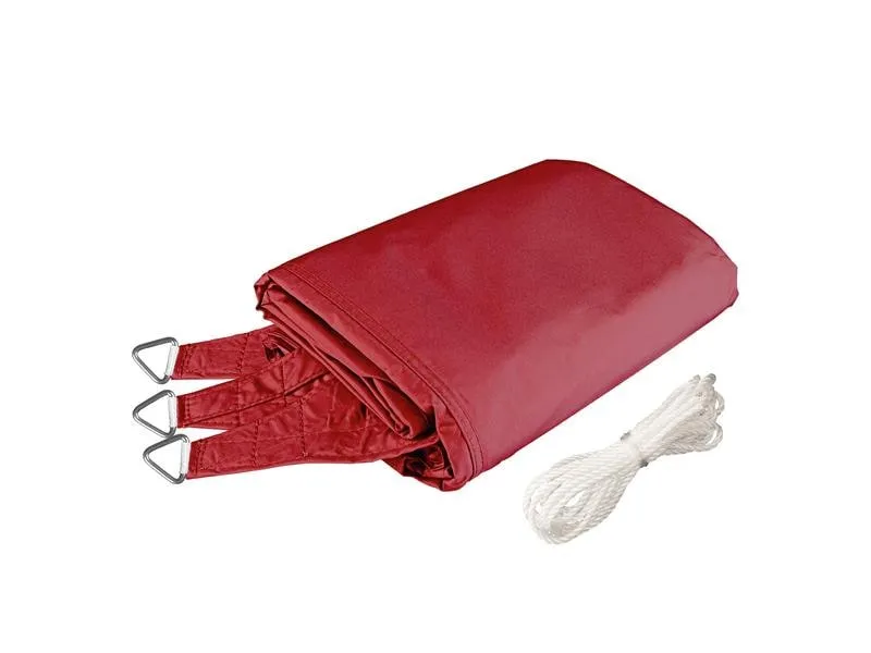 Windhager Sonnensegel Cannes, 4 m, Eckig, Rot Windhager Sonnensegel Cannes, 4 m, Eckig, Rot