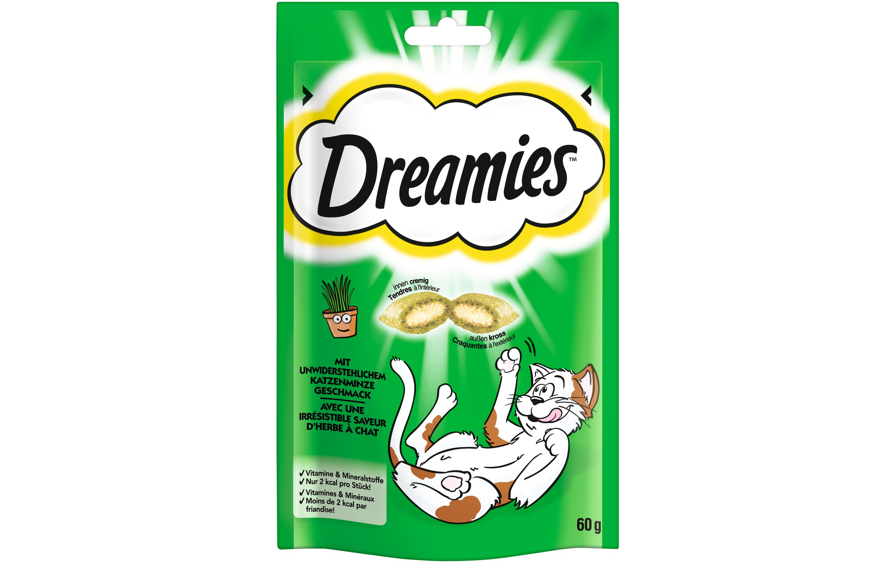 Dreamies Katzen-Snack mit Katzenminze Geschmack, 6 x 60 g Dreamies Katzen-Snack mit Katzenminze Geschmack, 6 x 60 g