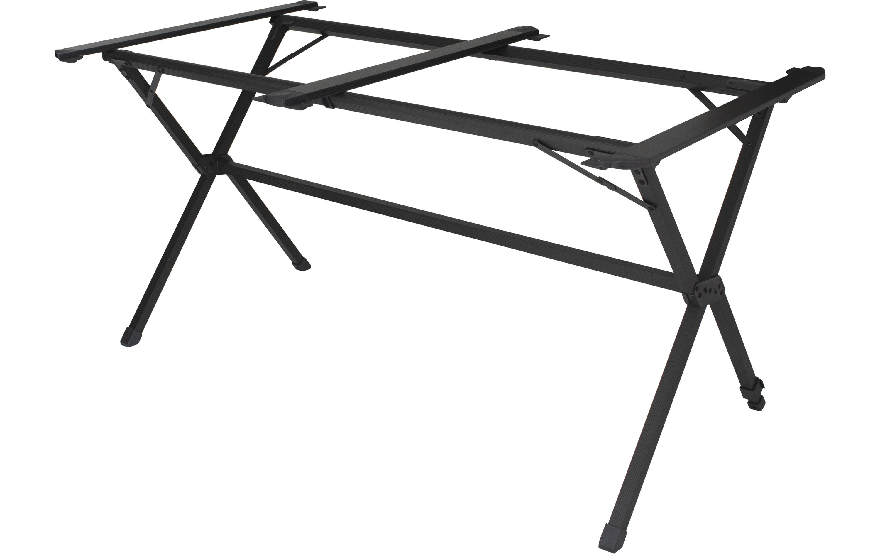 Eurotrail Campingtisch Chambery Bamboo L mit rollbarer Tischplatte