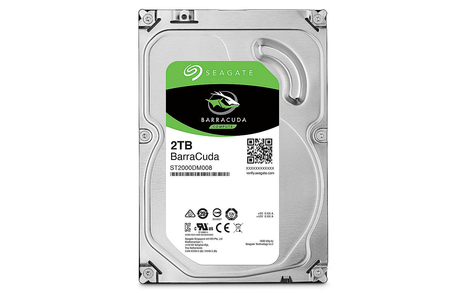 Seagate Harddisk BarraCuda 3.5 SATA 2 TB