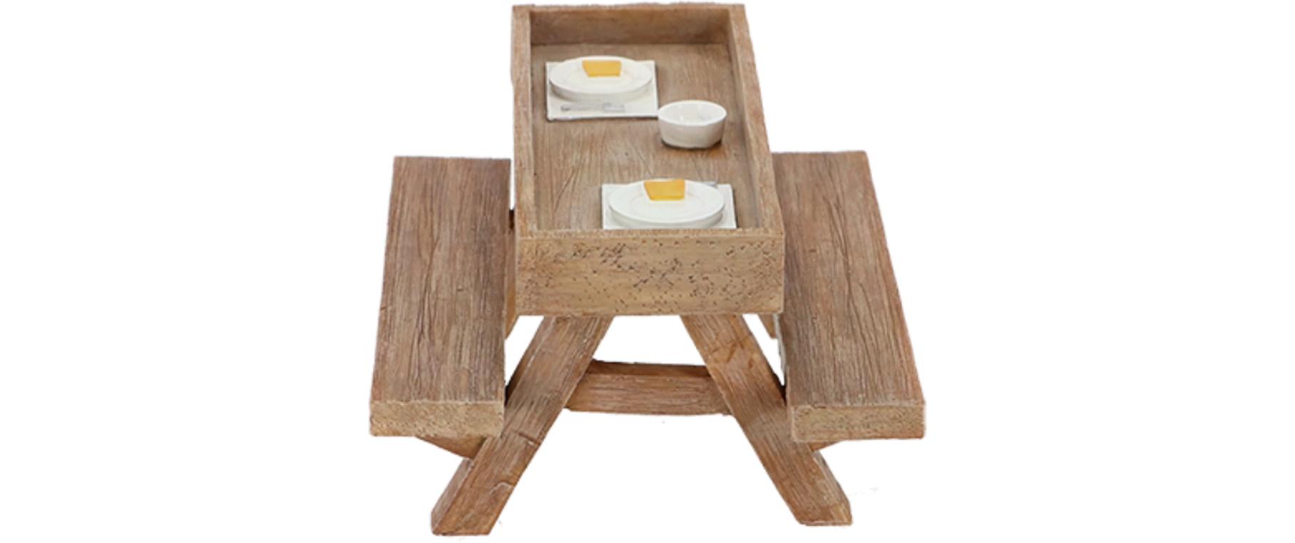 Esschert Design Futterspender Wandpicknicktisch