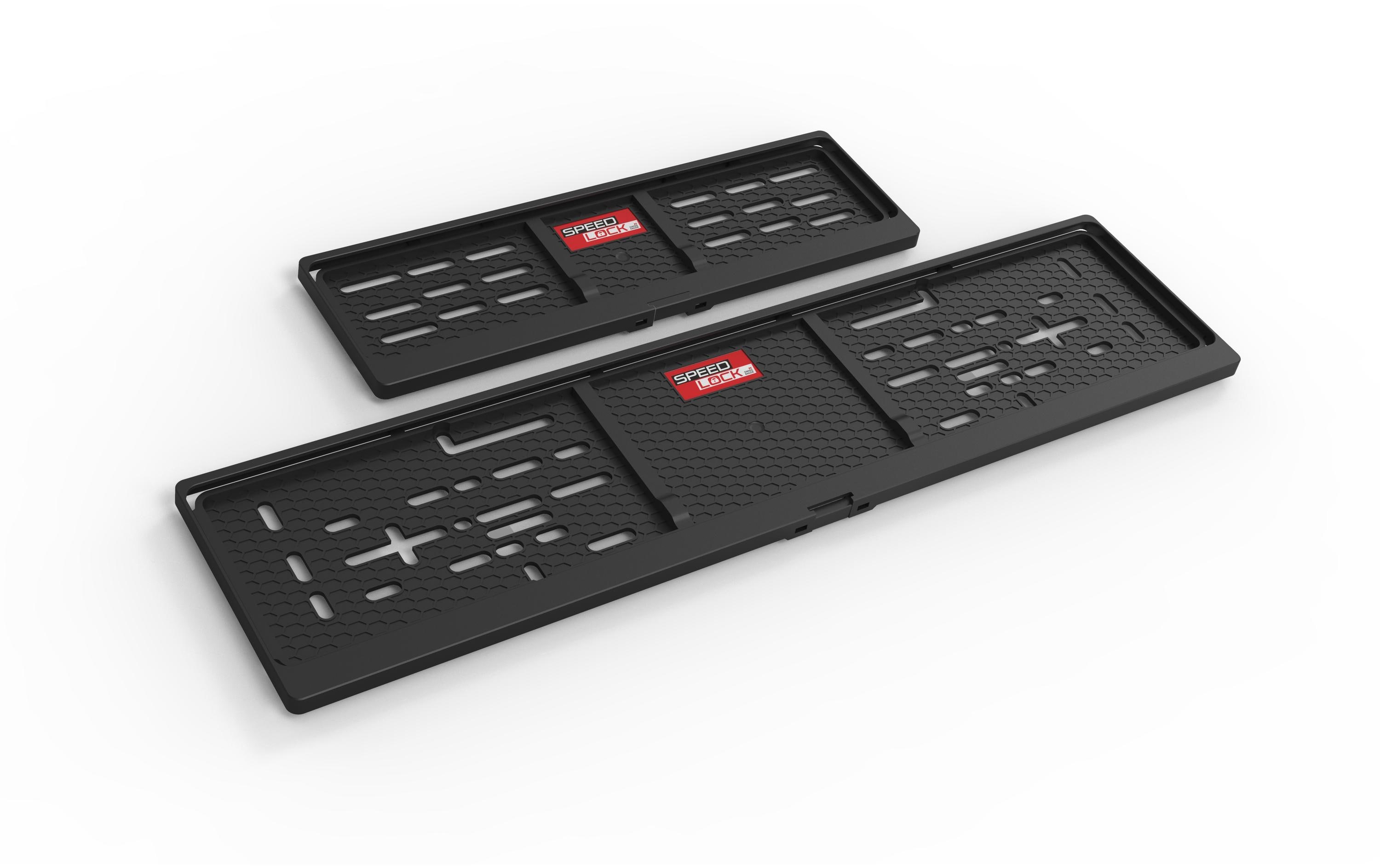 SPEEDLOCK Nummernrahmen-Set, Kunststoff, 30 × 8 cm/50 × 11 cm SPEEDLOCK Nummernrahmen-Set, Kunststoff, 30 × 8 cm/50 × 11 cm