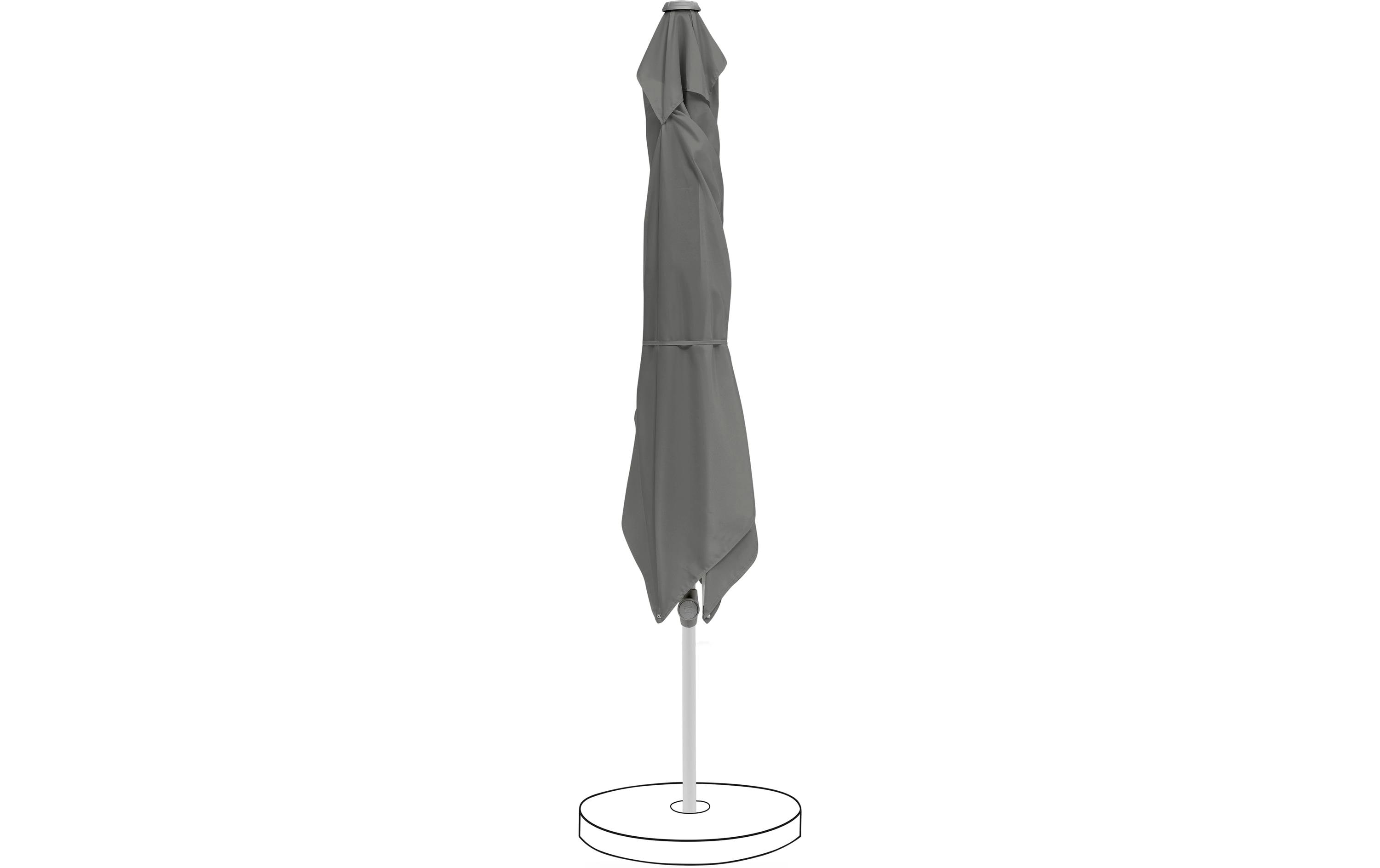 Suncomfort by Glatz Sonnenschirm Pop Up, 250 x 200 cm, Stone Grey
