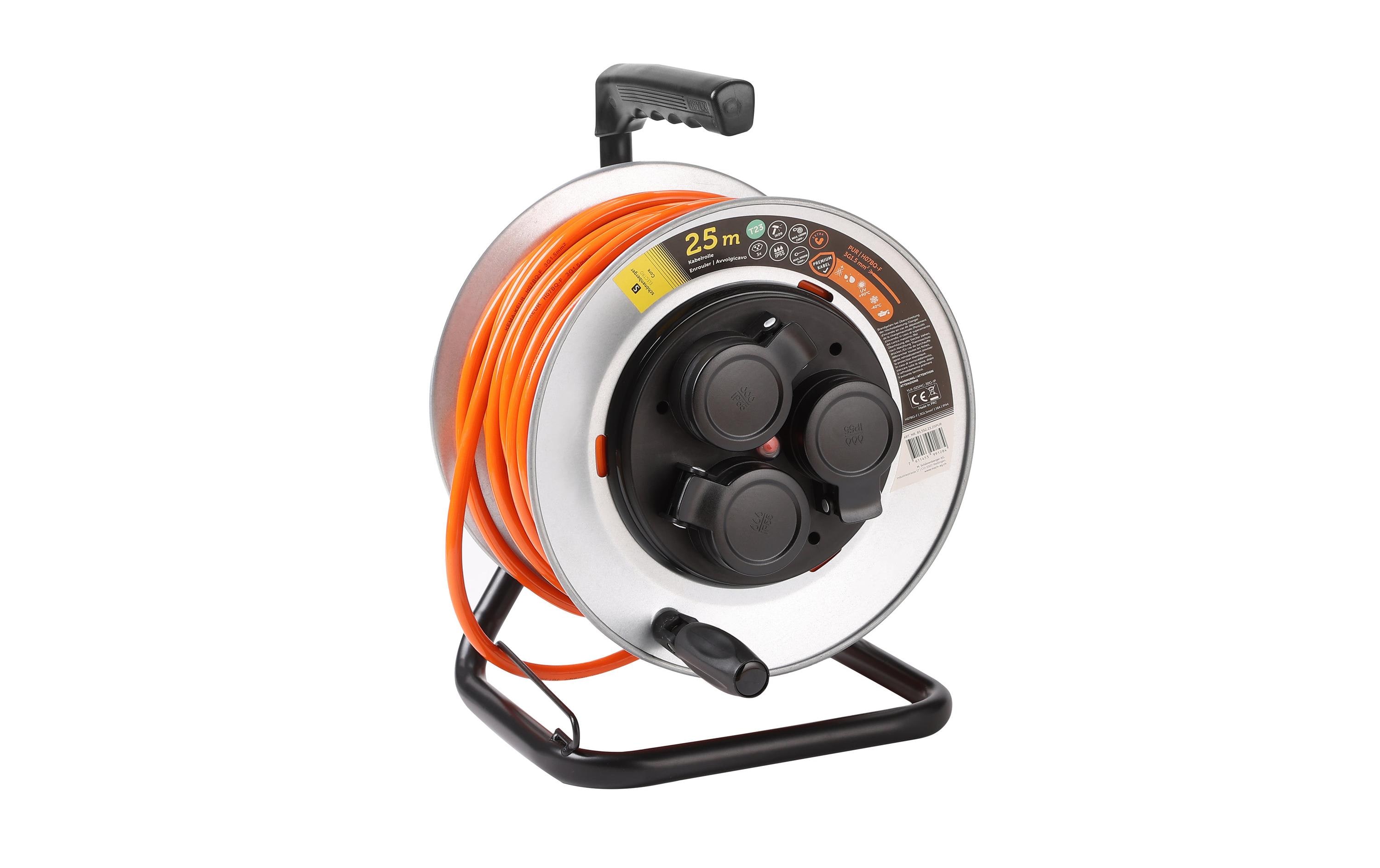 Schönenberger Kabelrolle Metall T23 IP55 25m 3 x T23