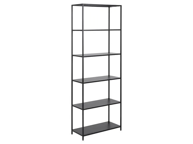 AC Design Regal Newcastle 69,5 x 30 x 185 cm, Schwarz AC Design Regal Newcastle 69,5 x 30 x 185 cm, Schwarz