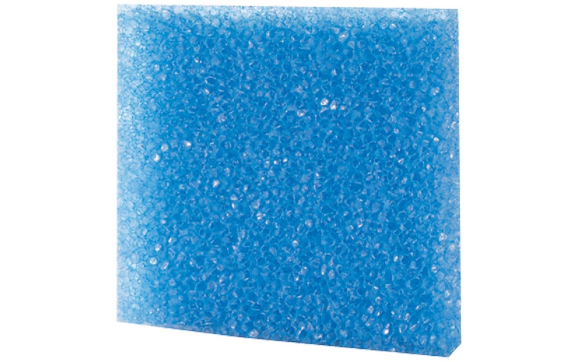 Hobby Aquaristik Filterzubehör Filterschaum fein, Blau, 50 x 50 x 3 cm
