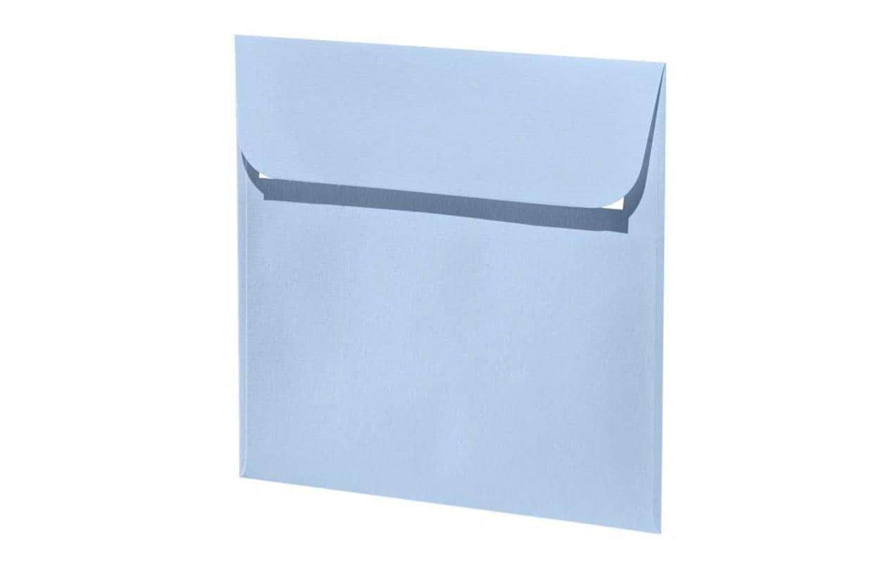 Artoz Couvert 1001, 16 x 16 cm, 5 Stück, Pastellblau Artoz Couvert 1001, 16 x 16 cm, 5 Stück, Pastellblau