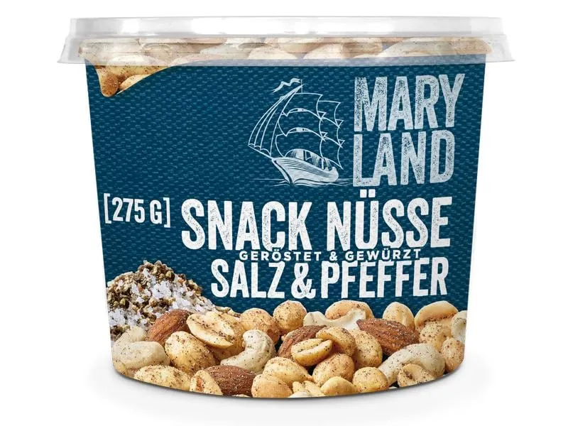 Maryland Snack Nüsse Salz & Pfeffer 275 g