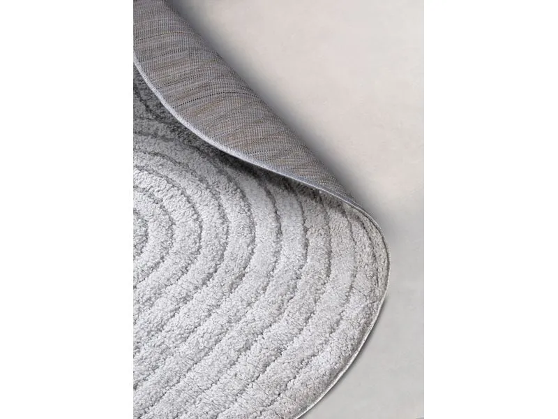 Elle Decoration Teppich Panglao Ø 160 cm, Light Grey