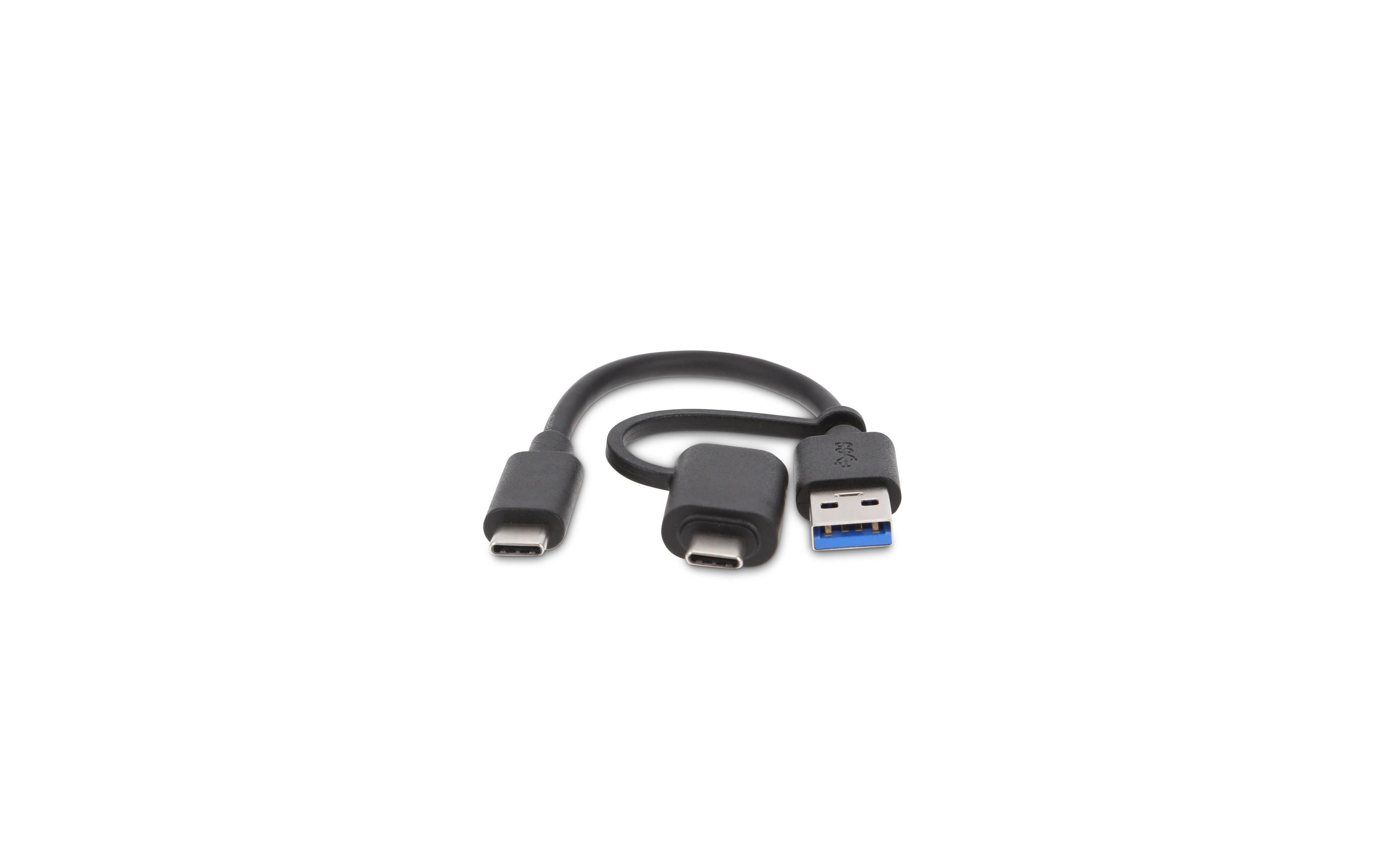LMP USB 3.1-Kabel 2-in-1 USB C - USB A/USB C 0.15 m