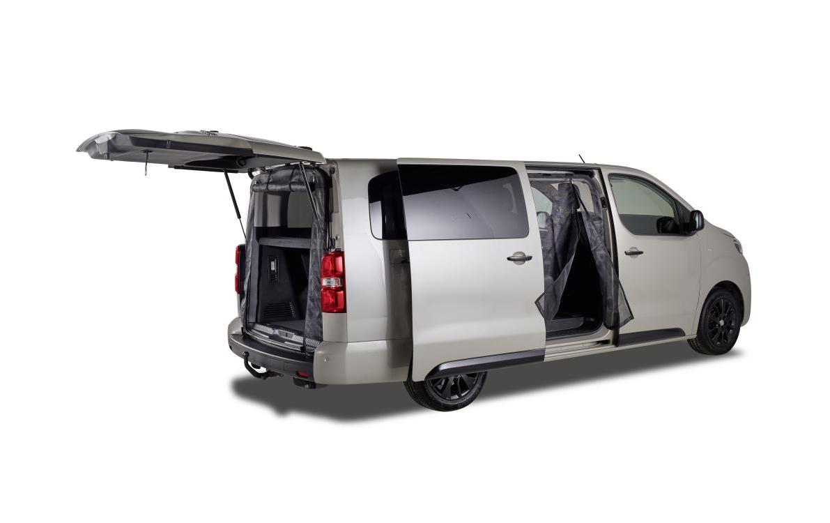 Van Quito Moskitonetz mit Schiebetüren, links Van Quito Moskitonetz mit Schiebetüren, links