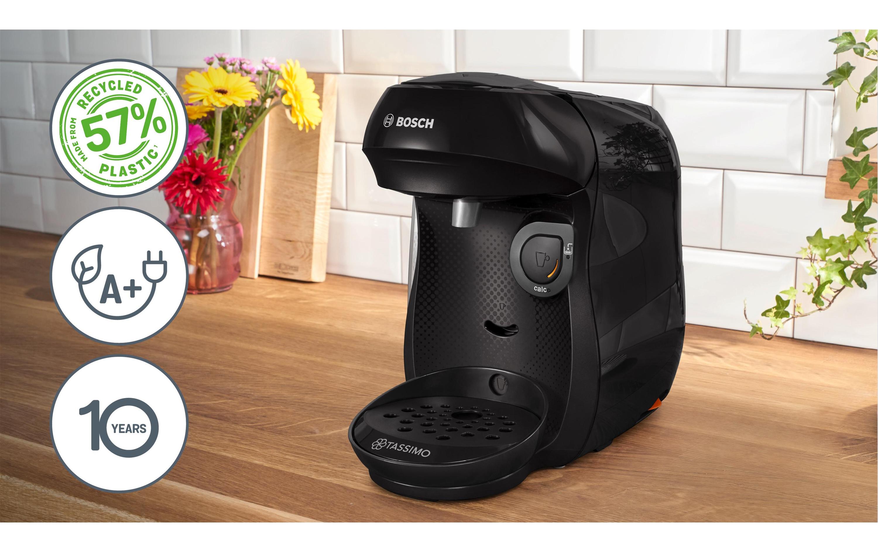 TASSIMO Kapselmaschine Happy friendly Schwarz