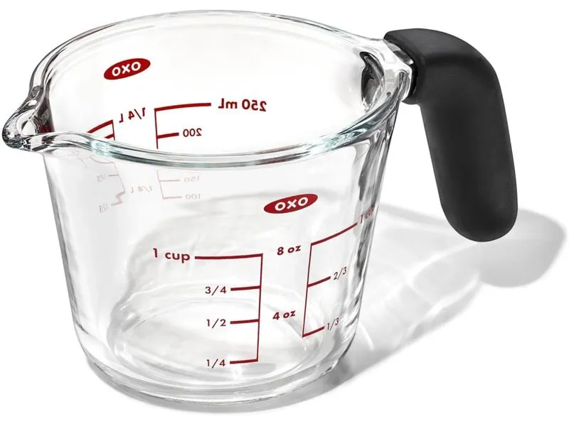 Oxo Good Grips Messbecher 250 ml, Glas
