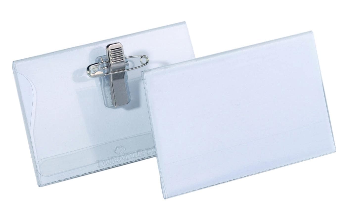 DURABLE Namensschild mit Clip 54 x 90 mm, 50 Stück