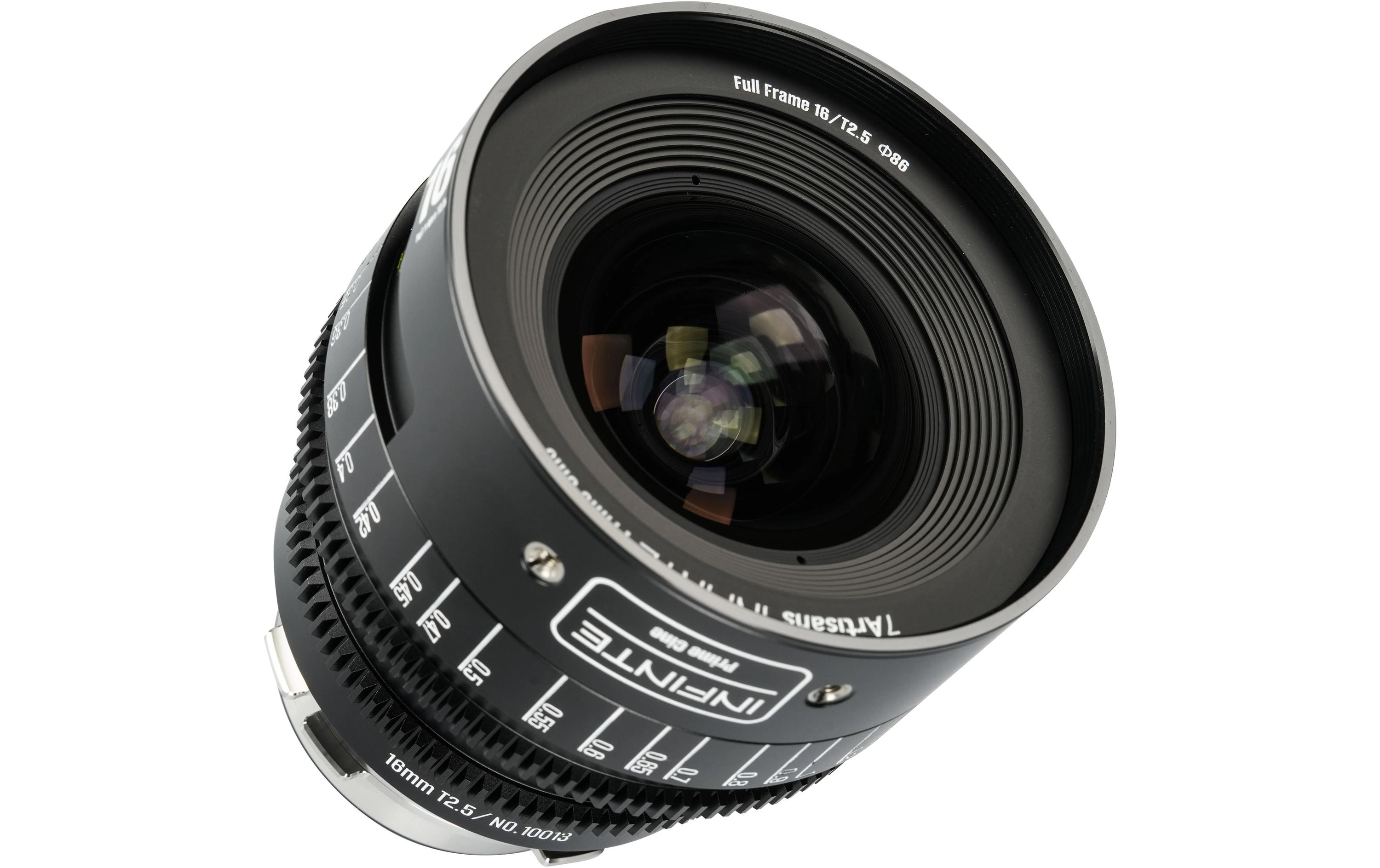 7Artisans Festbrennweite 16mm T/2.5 INFINTE Schwarz – Arri PL