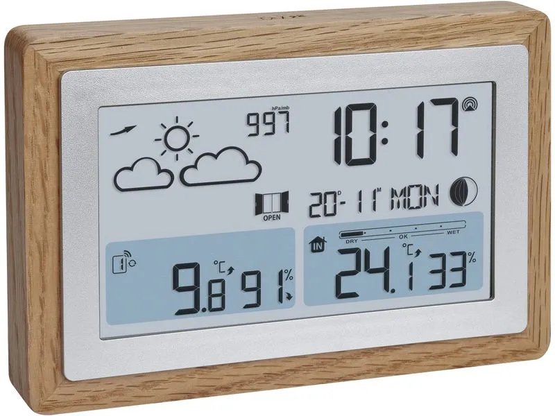 TFA Dostmann Wetterstation Oak Braun TFA Dostmann Wetterstation Oak Braun