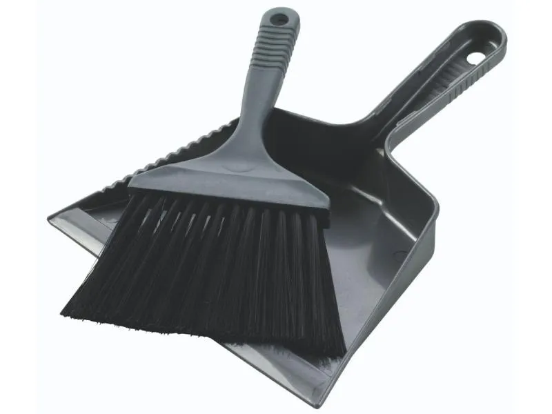 Easy Camp Kehrgarnitur Dustpan and Brush Schwarz Easy Camp Kehrgarnitur Dustpan and Brush Schwarz